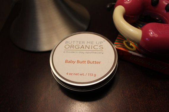 Organic Baby Butt Butter - Diaper Rash Cream & Cradle Cap Treatment